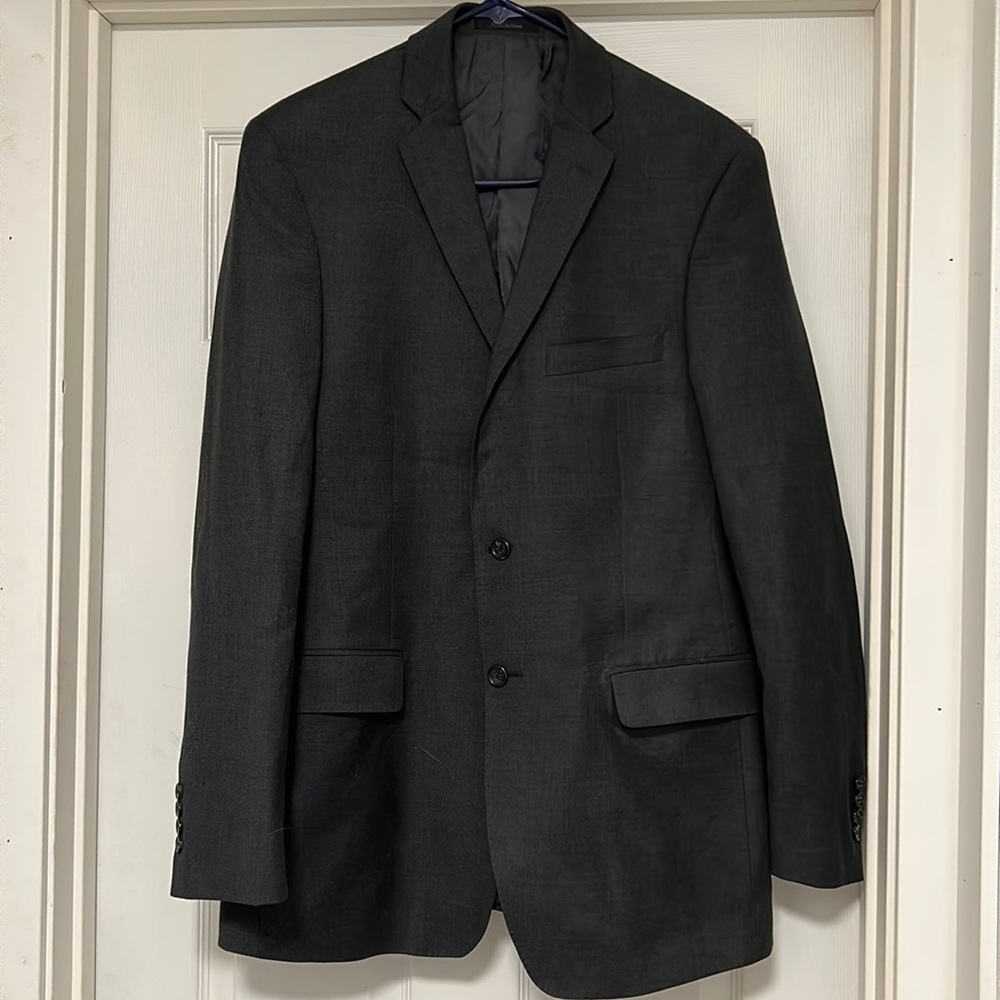 Dark grey suit jacket